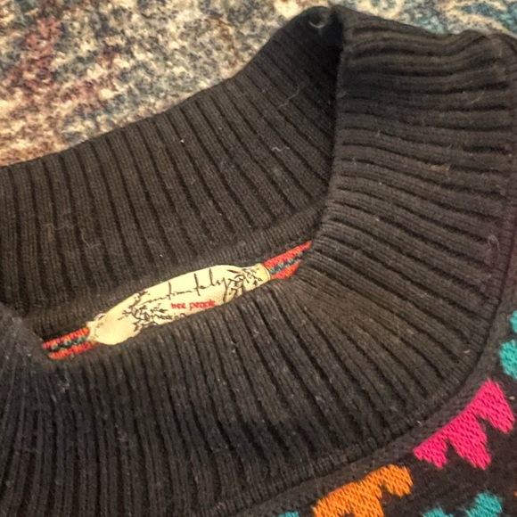 Free people body suit short fleece shirt - Picture 2 of 2